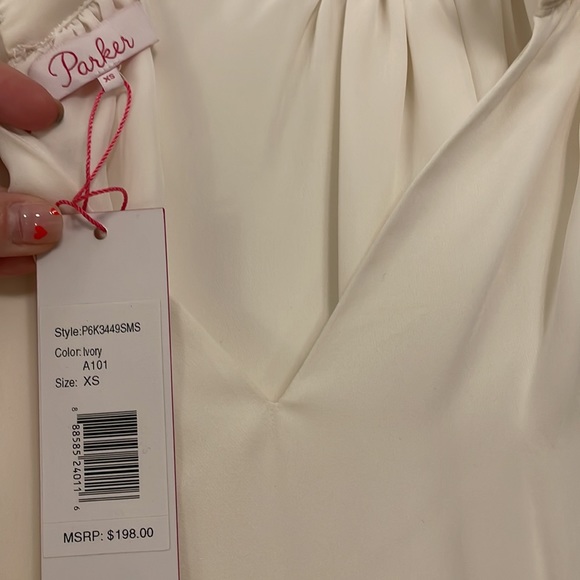 Parker Sleeveless Blouse XS NWT - Picture 3 of 4
